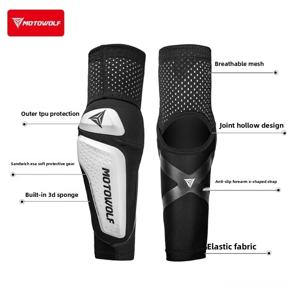 Motorcycle Elbow Pads Elastic  - огляд і ціна Mountain Biking Elbow Pads