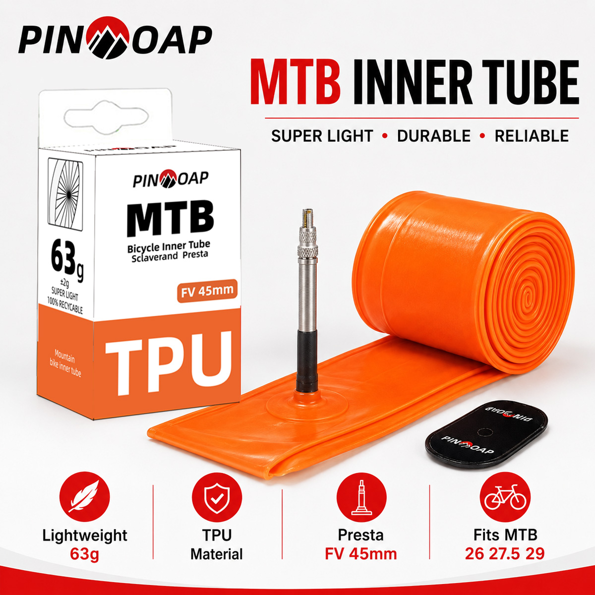 PINMOAP Mtb Inner Tube Mountai - огляд і ціна Mountain Biking Tube