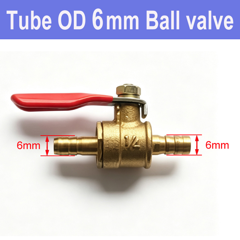 Small Red Handle Brass Shutoff - огляд і ціна Spoke Nipple Brass