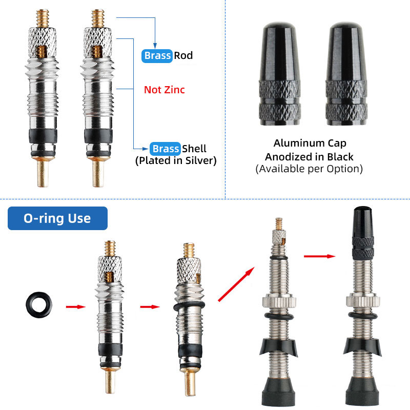 2pcs Deemount 60mm Bicycle Tub - огляд і ціна Spoke Nipple Brass